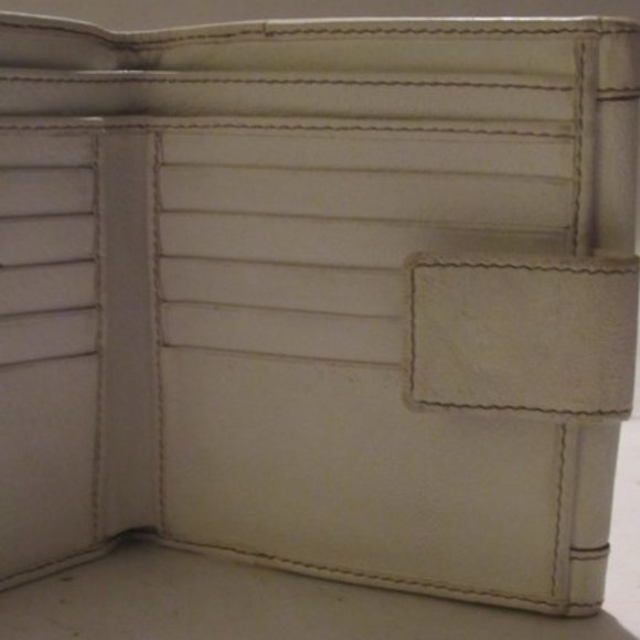 Gucci White Textured Gold Chain Red Navy Stripes - Picture 12 of 13